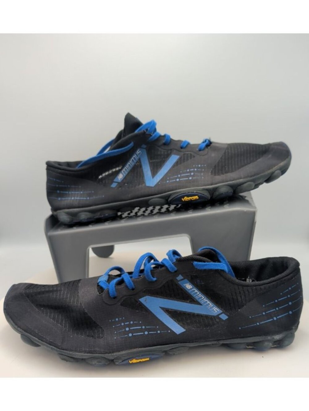 New Balance Minimus MT00BK Minimalist Trail Running Shoes Mens Vibram Us 11.5